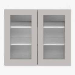 Szafki Kuchenne| Witryna BASIC PLUS BP/G80W clay grey