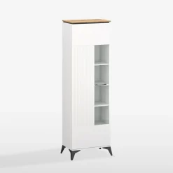 inny Witryna biała z ryflowaniem VELUTTO