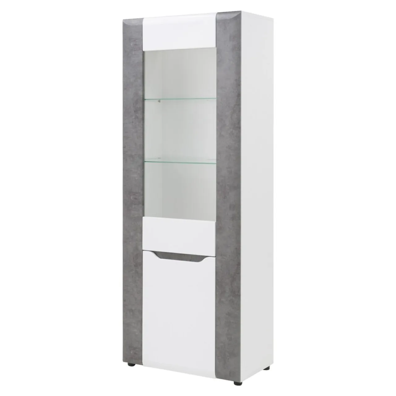 Furni Home Witryna BRANDO L/P 2D B5 z oświetleniem