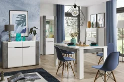 Furni Home Witryna BRANDO L/P 2D B5 z oświetleniem