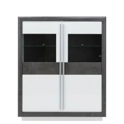 Witryny|FORTE Witryna CANNE NEW 2DS CQNV622B z oświetleniem