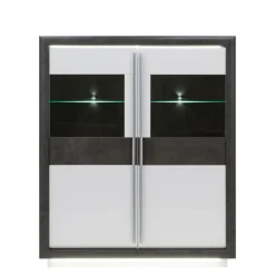 Witryny|FORTE Witryna CANNE NEW 2DS CQNV622B z oświetleniem