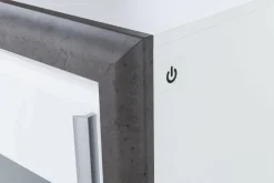 Witryny|FORTE Witryna CANNE NEW 1DS CQNV712LB z oświetleniem