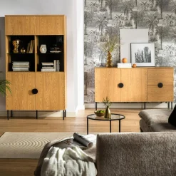 Witryny|inny Witryna do salonu dąb baltic MOND