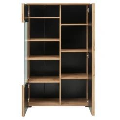 Witryny|DiTrendi Witryna do salonu z lamelami MALAGA