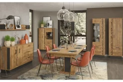 Witryny|Furni Home Witryna DORIAN lewa DN6 2D z oświetleniem