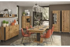 Furni Home Witryna DORIAN prawa DN7 2D z oświetleniem