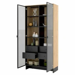 Witryny| Witryna dwudrzwiowa przeszklona NOMAD