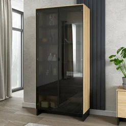 Witryny| Witryna dwudrzwiowa przeszklona NOMAD