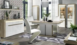 Witryny|Furni Home Witryna IRMA IM6 z oświetleniem