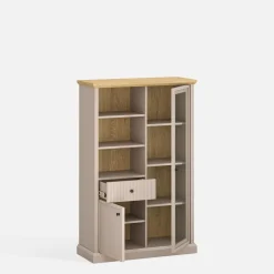 Witryny|inny Witryna niska IDELLO taupe dąb kamienny