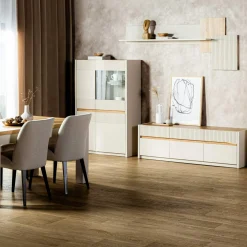 FORTE Witryna niska OAK SQUERE