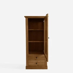 inny Witryna niska z litego drewna z szufladami STELLA dąb rustykalny