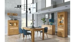 Furni Home Witryna SANDY 2D z oświetleniem