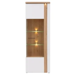 FORTE Witryna TULUZA P 1DS z oświetleniem