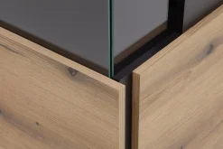 Witryny| Witryna wąska do salonu CORTE lewa