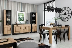 Furni Home Witryna wąska S-LINE lewa