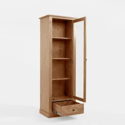 inny Witryna wąska z litego drewna PAOLA brzoza naturalna