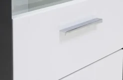 Witryny|Furni Home Witryna wysoka GRAY