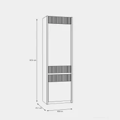 FORTE Witryna wysoka OAK SQUERE