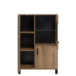 Witryny|Furni Home Witryna z lamelami NOEL