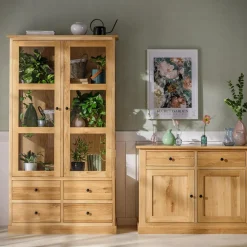 inny Witryna z litego drewna PAOLA brzoza naturalna