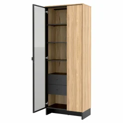 Witryna z przeszklonymi drzwiami do salonu NOMAD