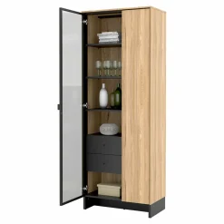 Witryna z przeszklonymi drzwiami do salonu NOMAD