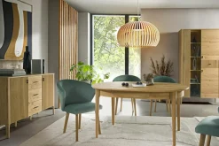 Witryna z ryflowaniem i oświetleniem LED NAVARRA