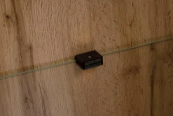 Witryny| Witryna z ryflowaniem i oświetleniem LED NAVARRA lewa