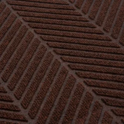 Wycieraczka brązowa jodełka 45x75 cm