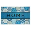 Wycieraczki| Wycieraczka niebieska z napisem HOME 45x75 cm