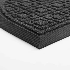 inny Wycieraczka półokrągła, grafitowa, 40x60 cm