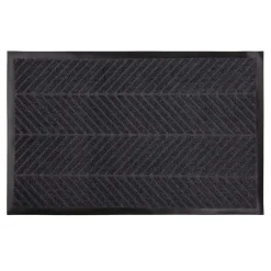 Wycieraczki| Wycieraczka szara jodełka 45x75 cm