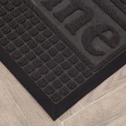 Wycieraczka szara Welcome 45x75 cm