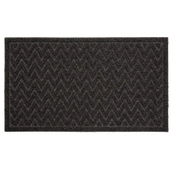 Wycieraczka szara zygzak 45x75 cm