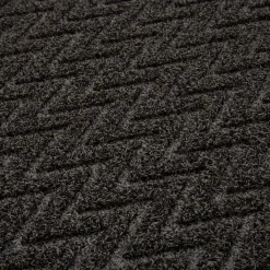 Wycieraczka szara zygzak 45x75 cm