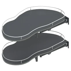 Wysuwane półki metal INSIDE CARGO lewy 80/45