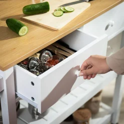 Pomocniki Kuchenne|Barki|inny Wózek kuchenny na kółkach PRATO