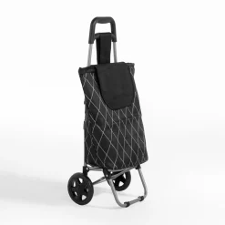 Pudełka I Pojemniki Do Przechowywania|inny Wózek na zakupy czarny 87x32x28 cm