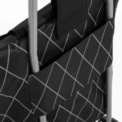 Pudełka I Pojemniki Do Przechowywania|inny Wózek na zakupy czarny 87x32x28 cm