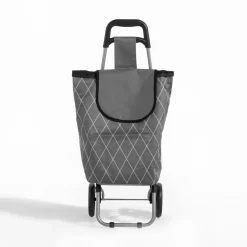 inny Wózek na zakupy szary 87x32x28 cm