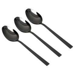 Sztućce|Kulig Łyżeczka do herbaty PIANO BLACK, kpl. 3 szt.