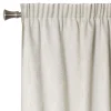 Zasłona żakardowa na taśmie jasnobeżowa FAVAR 140x260 cm
