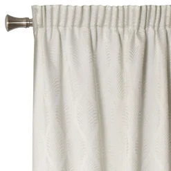 Zasłona żakardowa na taśmie jasnobeżowa FAVAR 140x260 cm