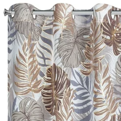 Firany, Zasłony I Akcesoria|Eurofirany Zasłona do salonu brązowa-złota KATE 140x250 cm