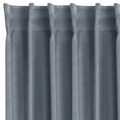 Firany, Zasłony I Akcesoria|Eurofirany Zasłona do salonu grafitowa MADLEN 140x300 cm