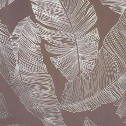 Zasłona do salonu na przelotkach taupe VANUA 140x260 cm