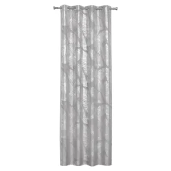 Firany, Zasłony I Akcesoria| Zasłona do salonu na przelotkach szara VANUA 140x260 cm