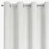 Eurofirany Zasłona do salonu welwetowa biała ELIZA 140x250 cm